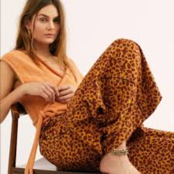 FREE PEOPLE Bennie Wide Leg Pants - Picture 2 of 12